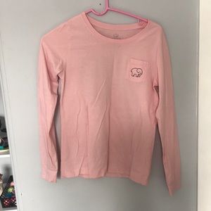 pink ivory ella long sleeve shirt